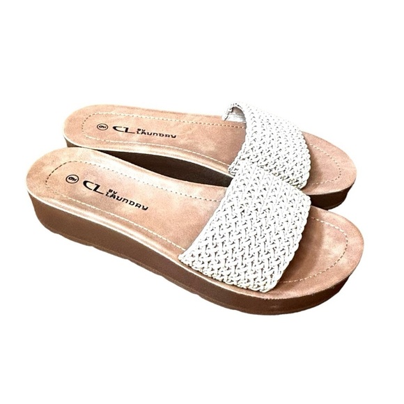 Chinese Laundry Woven Platform Slide Sandals - Picture 5 of 8